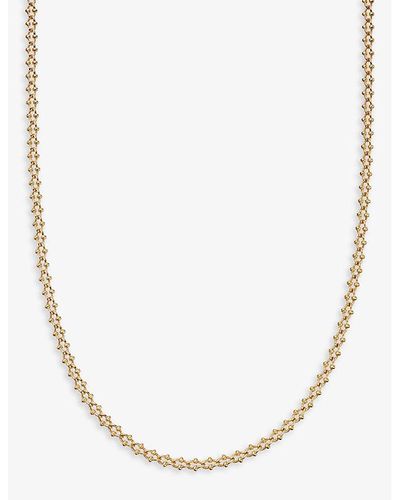 Astley Clarke Aurora 18ct Yellow Gold-plated Vermeil Sterling-silver Chain Necklace - Natural