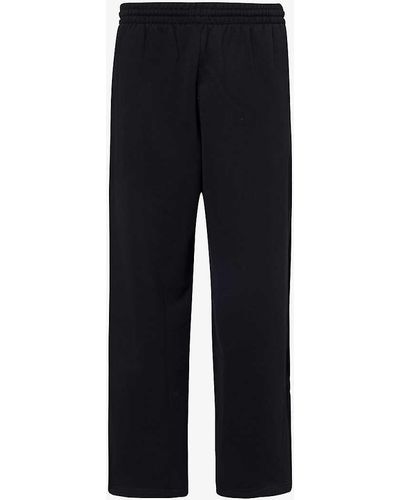 Wardrobe NYC X Hailey Bieber Relaxed-fit Wide-leg Cotton-jersey jogging Bottoms - Black
