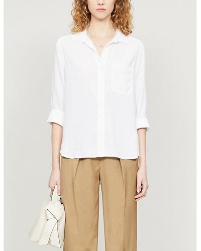 Bella Dahl Loose-fit Woven Shirt - White
