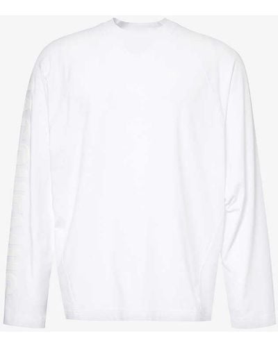 Jacquemus Le T-shirt Brand-embroidered Stretch-cotton Jersey T-shirt - White