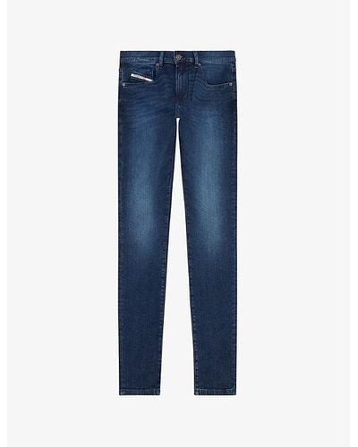 DIESEL 209 D-strukt Faded-wash Slim-leg Stretch-denim Jeans 3 - Blue