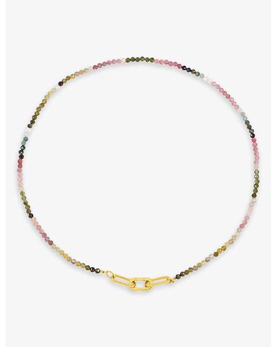 Rachel Jackson Watermelon 22ct Yellow -plated Sterling-silver Necklace - Metallic