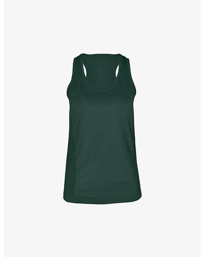 Sweaty Betty Athlete Workout Seamless Stretch-jersey Tank Top X - Green