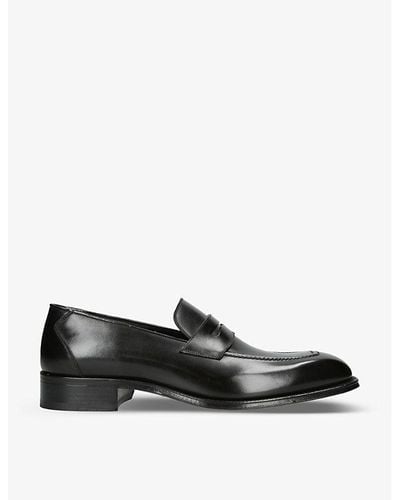 Tom Ford Claydon Slip-on Leather Loafers - Black