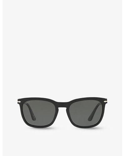 Persol Po3193s Square-frame Acetate Sunglasses - Gray