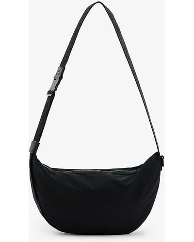 AllSaints Koy Recycled-polyester Cross-body Sling Bag - Black