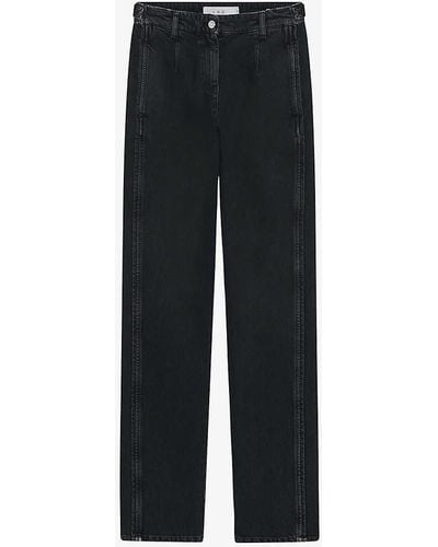 IRO Ceaumar Straight-leg Mid-rise Jeans - Black