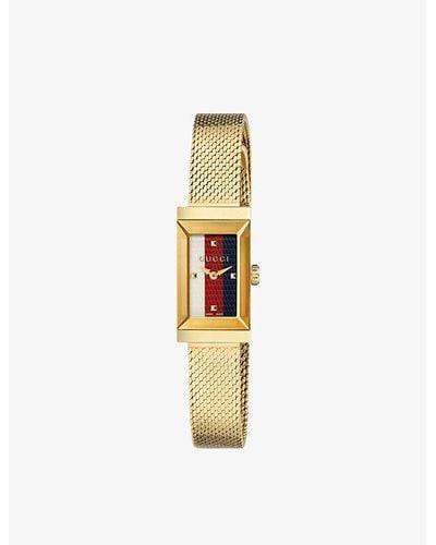 Gucci Ya147511 G-frame Watch - Metallic