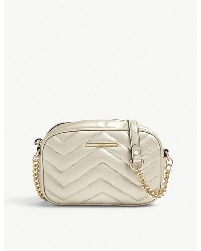 ALDO Kaoedien Quilted Faux-leather Cross-body - Natural