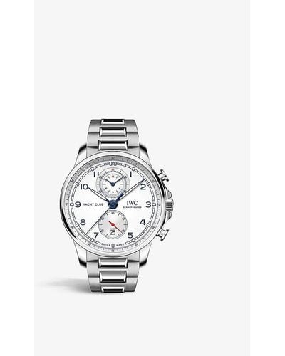 IWC Schaffhausen Iw390702 Portugieser Stainless-steel Automatic Watch - White