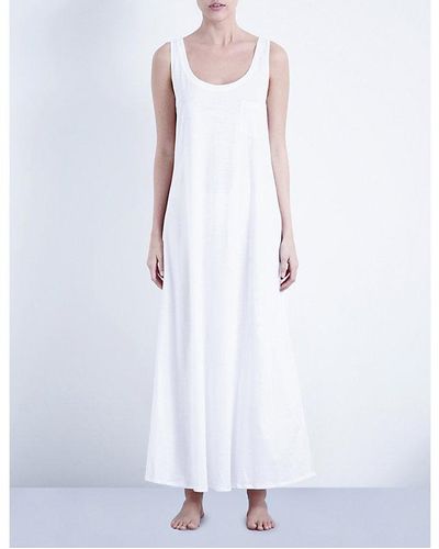 Hanro Deluxe Cotton-jersey Night Dress - White