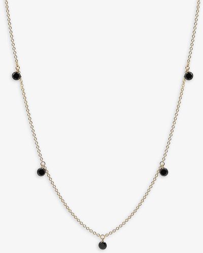 The Alkemistry 18ct Yellow-gold And 0.10ct Black Diamond Necklace - Natural