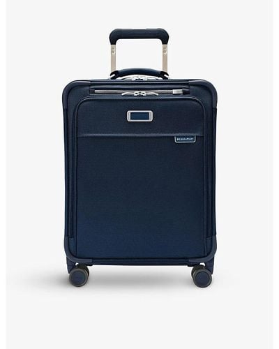 Briggs & Riley Global Soft Shell 4-wheel Cabin Suitcase - Blue