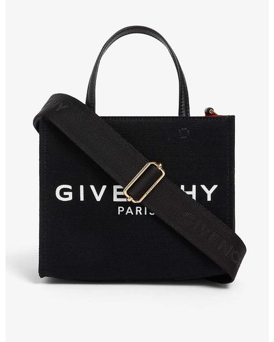 Givenchy G Small Canvas Tote Bag - Black