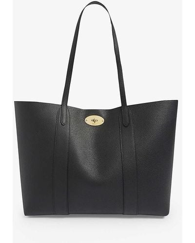 Mulberry Bayswater Leather Tote Bag - Black