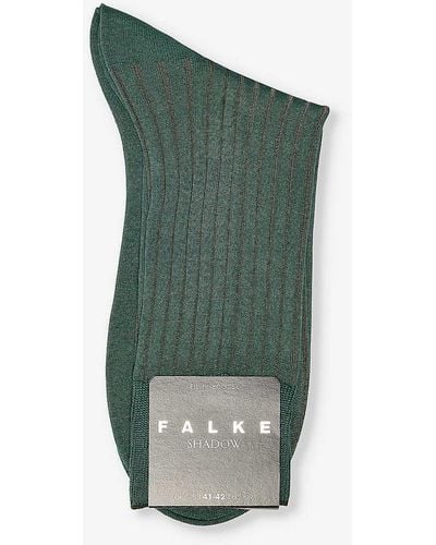 FALKE Shadow Cotton-blend Socks - Green