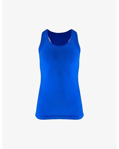 Sweaty Betty Athlete Workout Stretch-jersey Tank Top - Blue