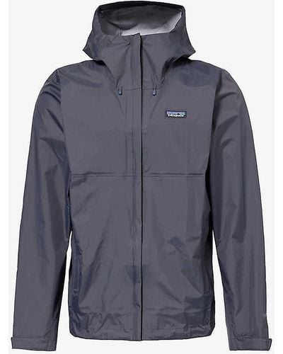 Patagonia Torrentshell 3l Brand-patch Recycled-nylon Jacket - Blue