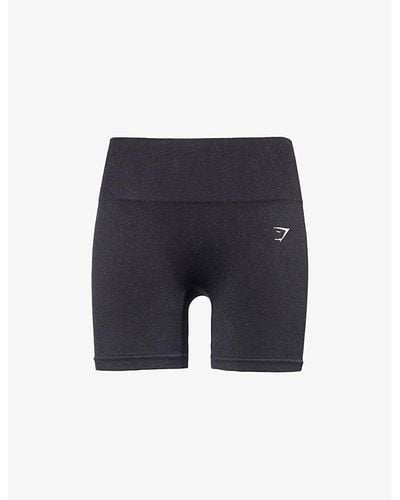 GYMSHARK Adapt Fleck High-rise Fitted Stretch-woven Shorts X - Blue