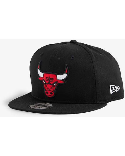KTZ 9fifty Chicago Bulls Cotton-twill Cap - Black