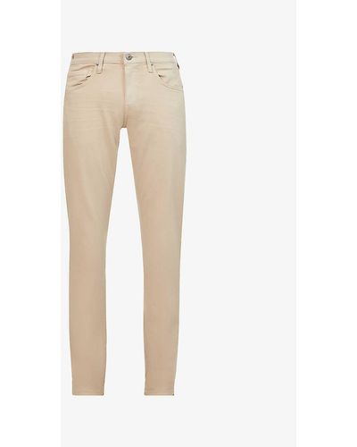 PAIGE Slim Straight-leg Stretch-denim Jeans - Multicolour