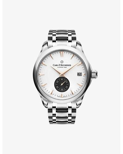 Carl F. Bucherer 00.10924.08.13.21 Manero Peripheral Stainless-steel Automatic Watch - Metallic