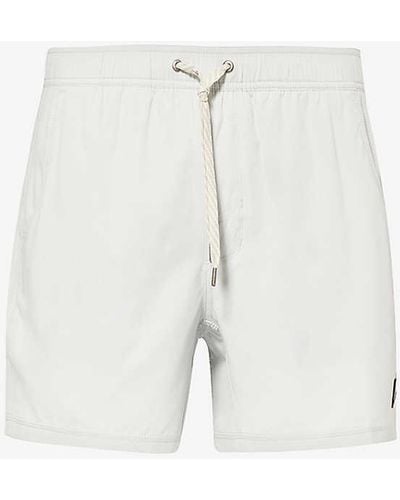 Vuori Kore Elasticated-waist Regular-fit Stretch-recycled-polyester Blend Shorts - White
