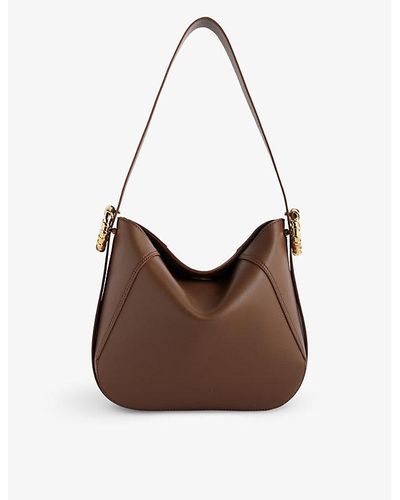 Lanvin Melodie Leather Hobo Bag - Brown