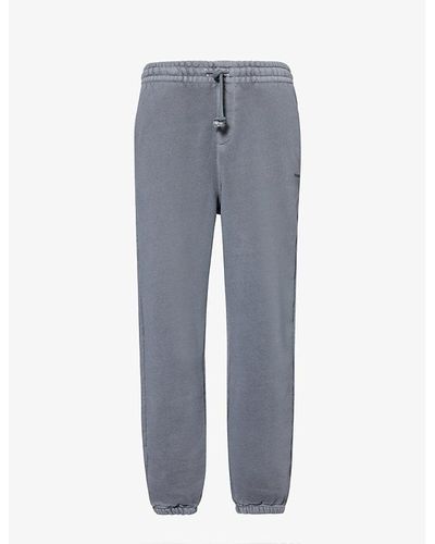 GYMSHARK Everywear Comfort Logo-embossed Cotton-jersey jogging Bottoms - Gray
