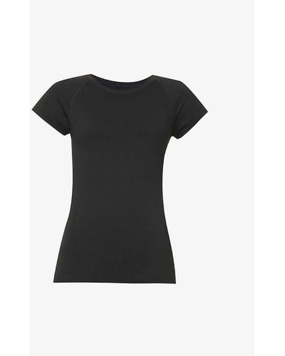 Spanx Look At Me Now Woven T-shirt X - Black