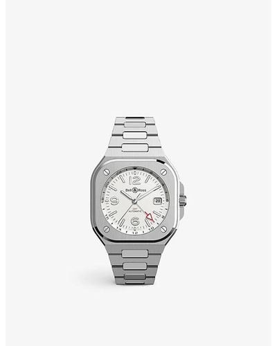 Bell & Ross Br05g-si-st/sst Urban Stainless-steel Automatic Watch - White