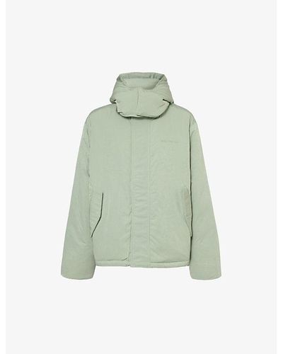 Daily Paper Joel Brand-embroidered Relaxed-fit Shell Jacket X - Green