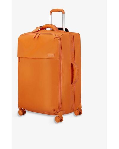 Lipault Plume Long-trip Woven Suitcase - Orange