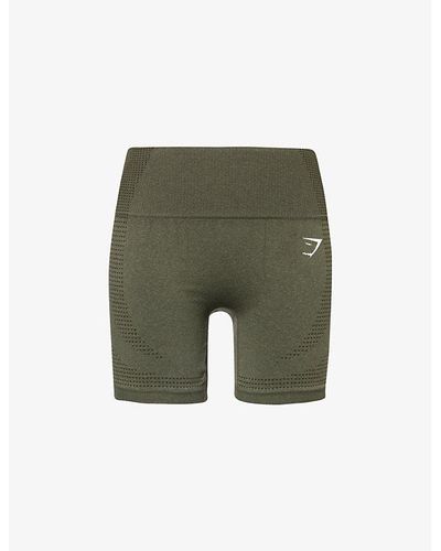GYMSHARK Vital Seamless 2.0 Stretch-jersey Shorts X - Green