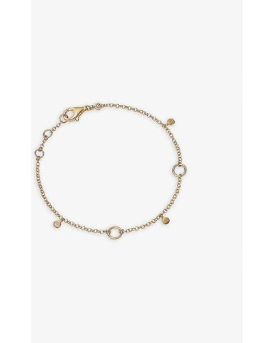 Astley Clarke Biography 18ct Yellow Gold-plated Vermeil Sterling-silver Chain Charm Bracelet - Multicolour