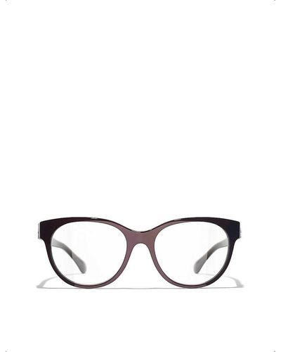 Chanel Butterfly Eyeglasses - Red
