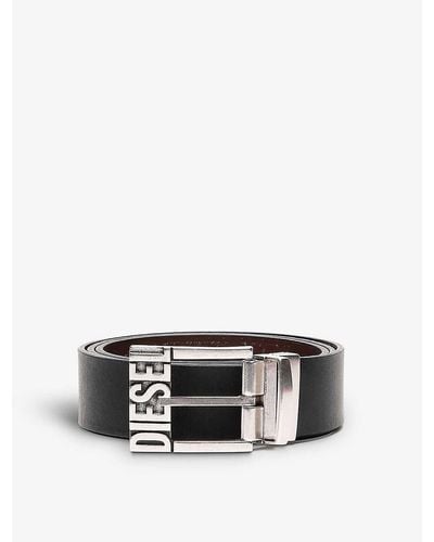 DIESEL B-shift Ii Reversible Leather Belt - Multicolour