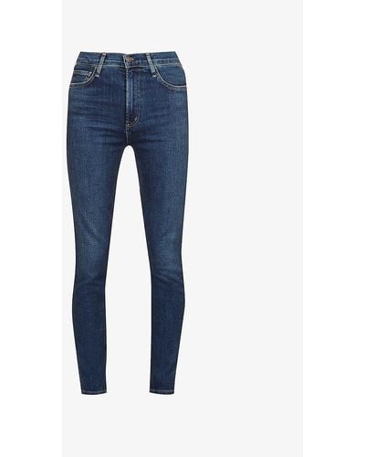 Citizens of Humanity Olivia Skinny High-rise Stretch-denim Jeans - Blue