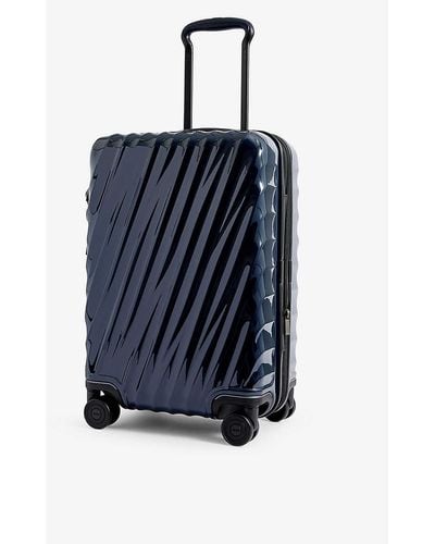 Tumi International Expandable Carry-on Four-wheeled Suitcase - Blue