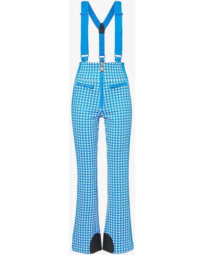 Goldbergh Starski Star-pattern Woven Trousers - Blue