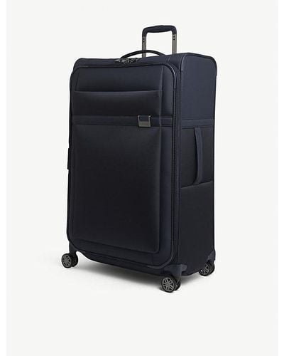 Samsonite Airea Spinner Soft Case 4 Wheel Cabin Suitcase - Blue