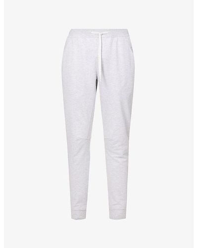 lululemon athletica City Sweat Tapered-leg Stretch-jersey jogging Bottoms - White