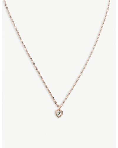 Ted Baker Hara Tiny Heart Pendant Necklace In Silver from ASOS on 21 Buttons