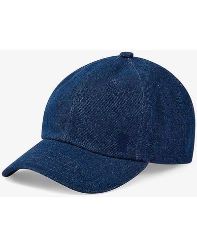 Soeur Serena Organic-cotton Baseball Cap - Blue