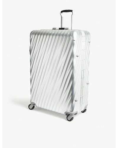 Tumi Silver Extended Trip 19 Degree Aluminium Suitcase - Multicolour