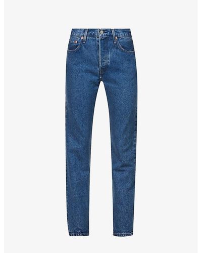 Levi's 501 Straight-leg High-rise Jeans - Blue