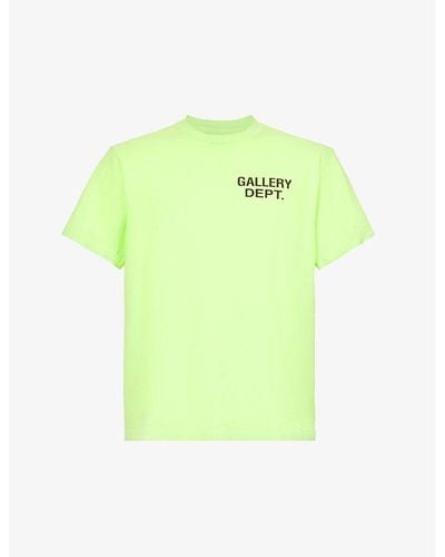 GALLERY DEPT. Souvenir Logo-print Cotton-jersey T-shirt X - Green