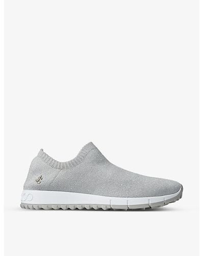 Jimmy Choo Knitted Verona Sneakers - Grey