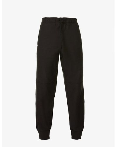 Carhartt Logo-embroidered Relaxed-fit Cotton-blend jogging Bottoms X - Black