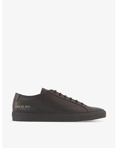 Common Projects Achilles Chunky-sole Leather Low-top Sneakers - Multicolour
